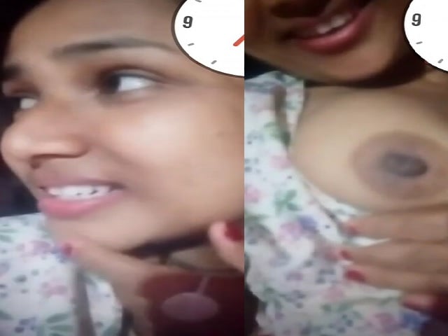 MMS sex video chat of cute girlfriend viral show