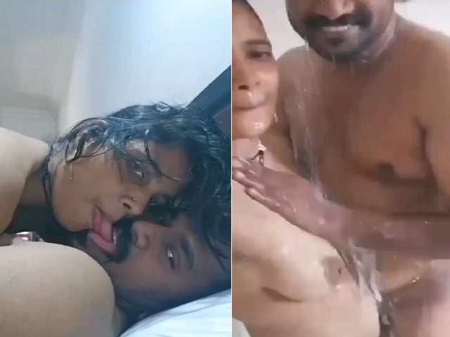 Honeymoon desi couple sex and viral naked bath