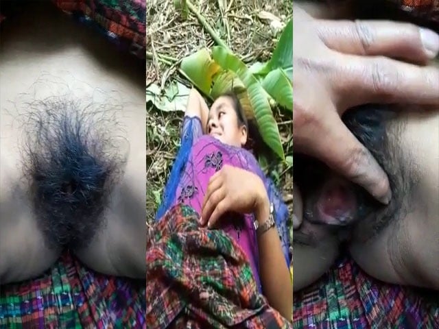 Bf making video of super bushy pussy of GF