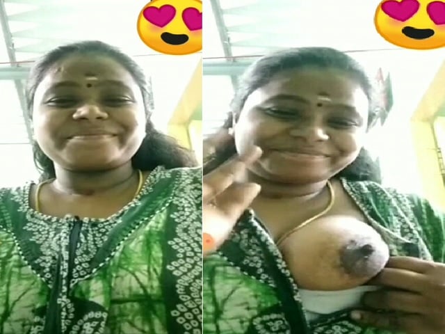 Tamil wife boob show viral video call show