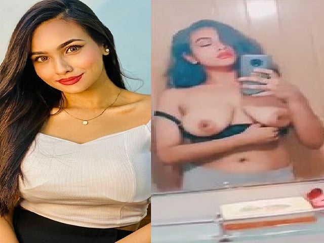 Bangladeshi model topless big boobs viral selfie