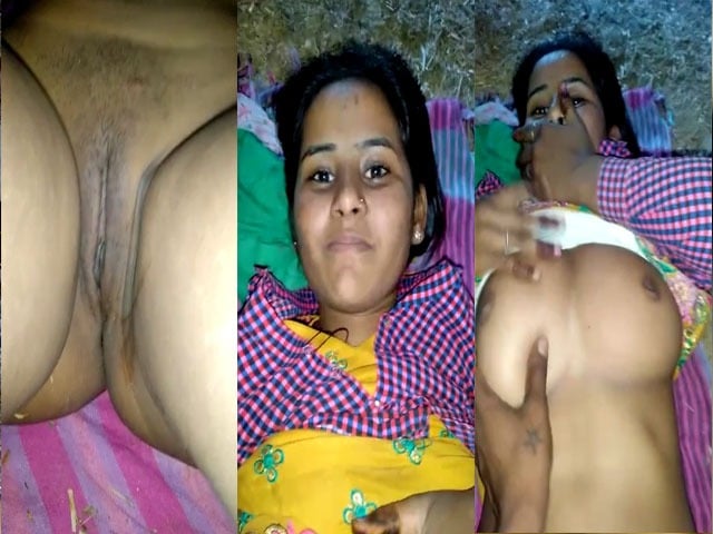 Chubby Dehati girl nude boobs and pussy