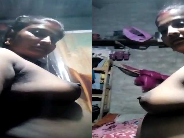 Bengali Bhabhi showing boobs from different angles
