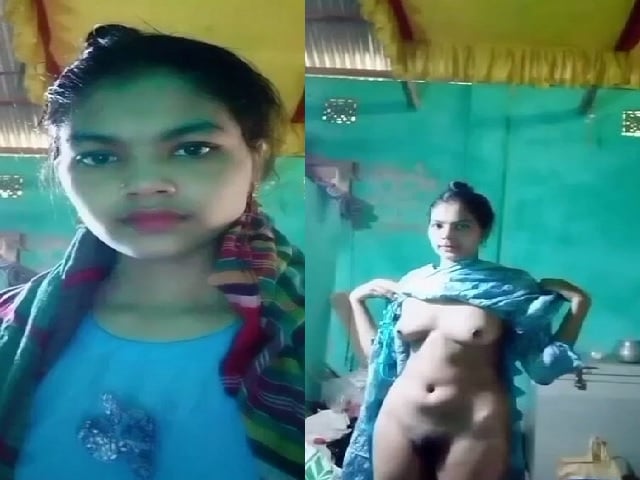 Girlfriend dress change and nude show for lover