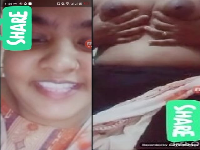 Chubby bhabhi exposing big boobs and viral pussy