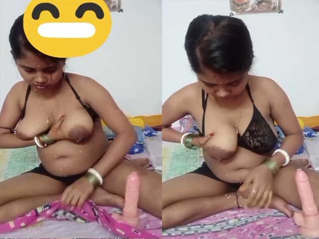 Bengali housewife milking her big boobs on cam