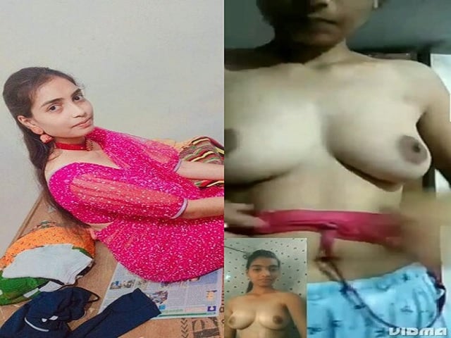 Desi girl stripping bra boobs show viral video