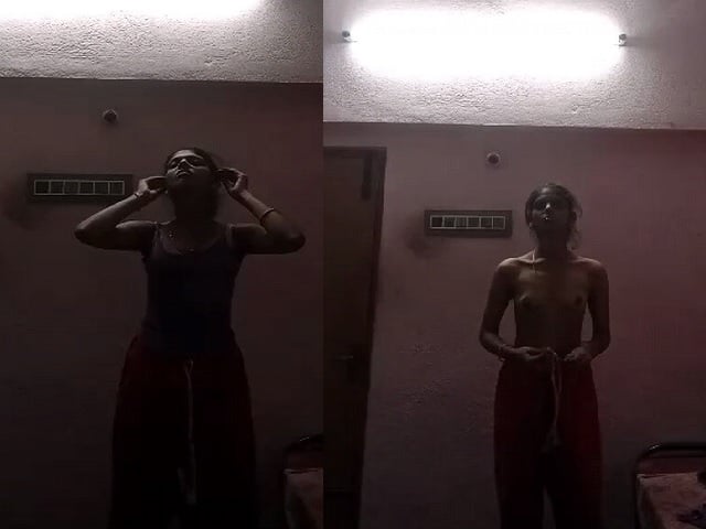 Small boobs Tamil girl xxx videos shared online