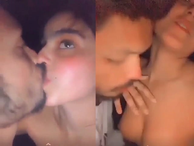 Paki lovers kissing and lover boob sucking