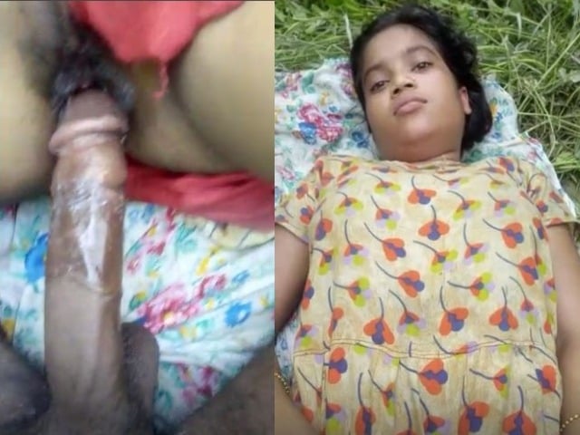 Fresh Desi pussy drilled with big dick outdoors