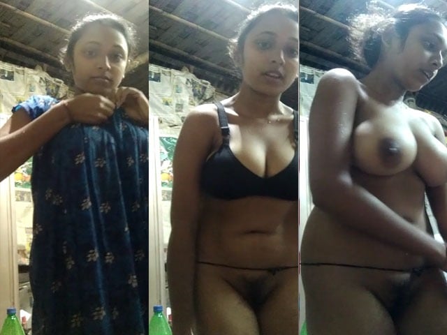 Cute Dehati girl showing her boobs and pussy