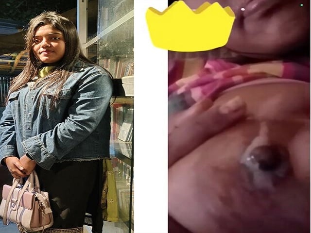 Chubby girl huge boobs showing viral video call