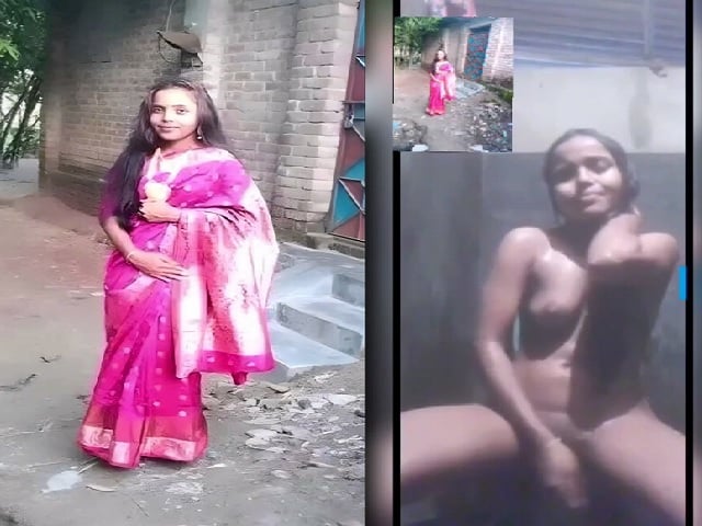 Bengali village girl nude bath and masturbation