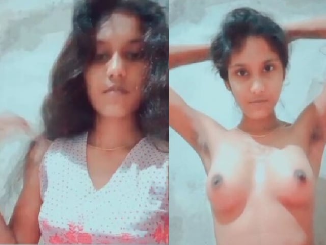 Cute girl topless in viral Srilankan sex video
