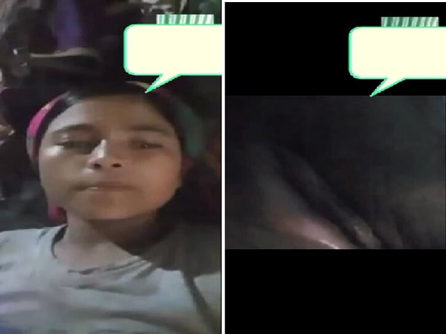 Village girl naked black pussy on video call