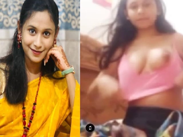 Cute Bengali sex viral girlfriend topless video call