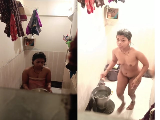 Big round ass neighbor bhabhi hidden cam bath
