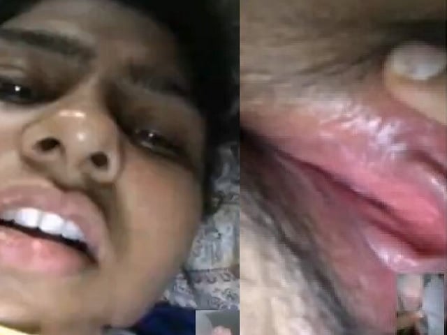 Horny GF Indian pussy exposed on live video call