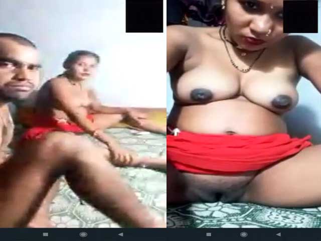 Desi couple sex show on whatsapp video call