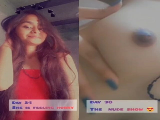 Indian cute girl showing untouched nude body