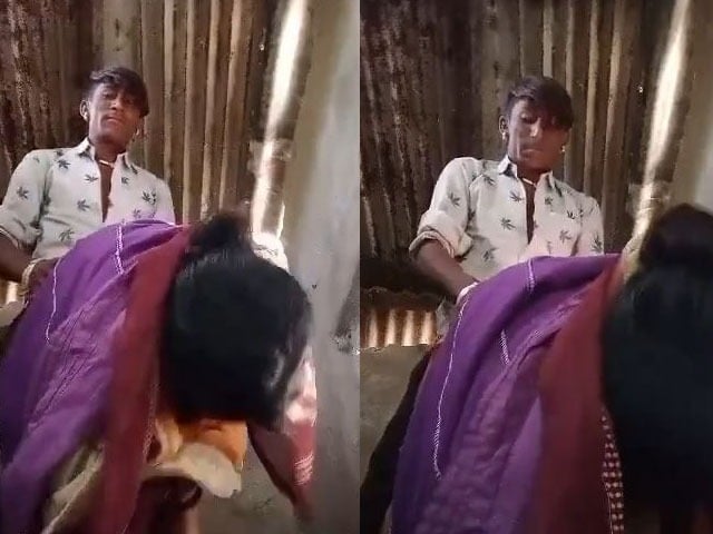 Dehati Adivasi Bhabhi fucked doggy style outdoors