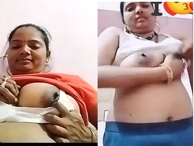 Indian bhabhi sex tease big boobs on video call