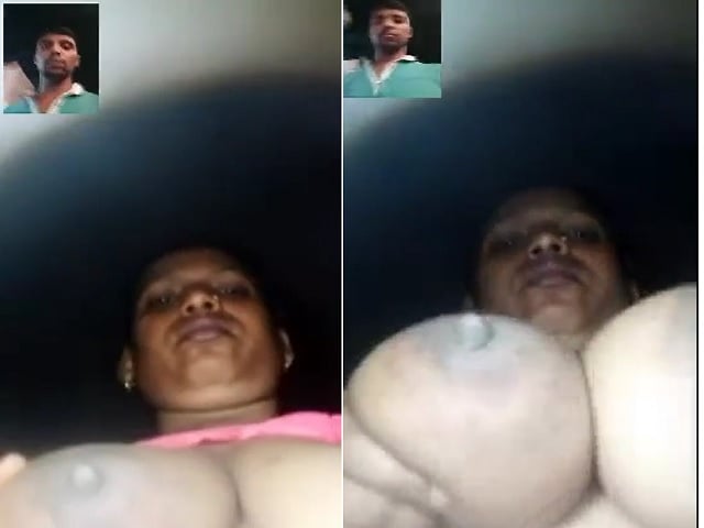 Village aunty topless on video call viral clip