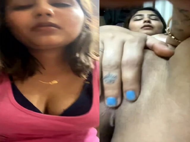 Tattooed bhabhi pussy rubbing and fingering MMS