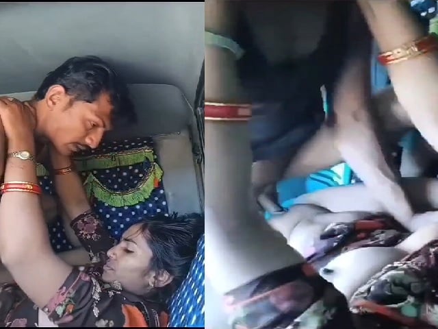 Fucking girlfriend in car leaked outdoor sex MMS