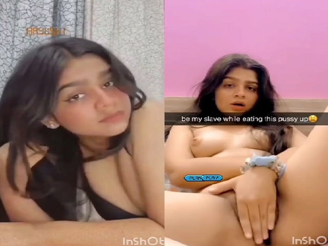 Sex slave girl Indian fingering pussy and rubbing