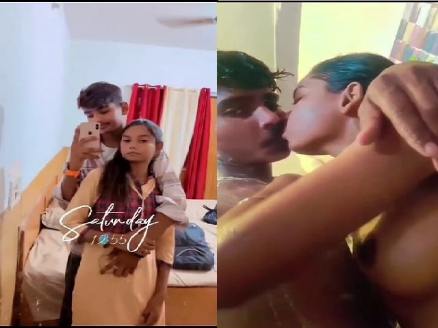 College lovers nude bath and viral sex in hotel