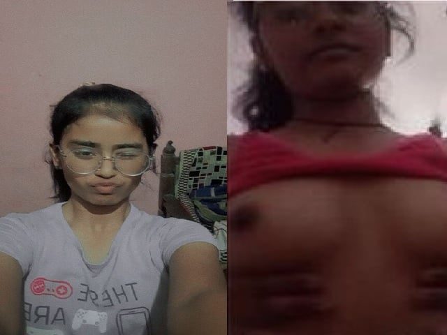 Virgin GF boobs show selfie video shared online