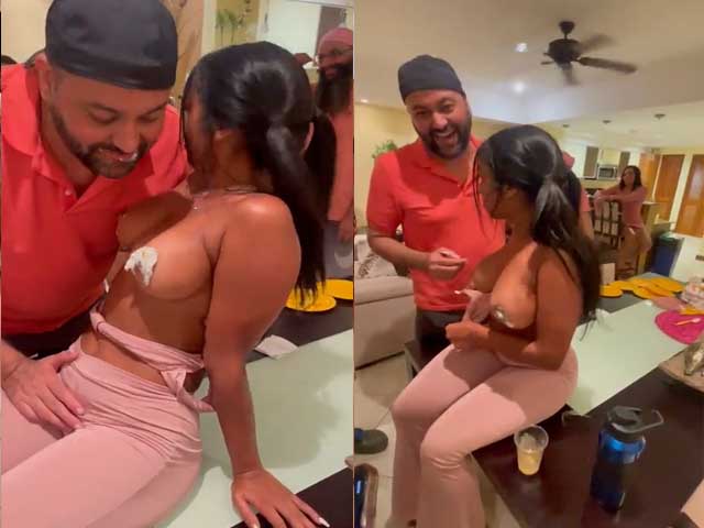 Indian Sardarji tasting boobs of foreign girls