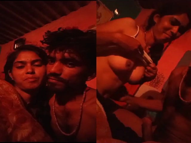 Village wife boob press and sucking viral MMS