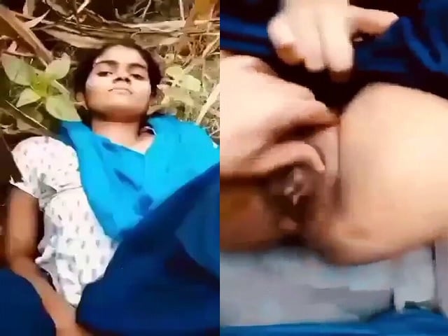 Indian outdoor xxx girl pussy fuck in jungle