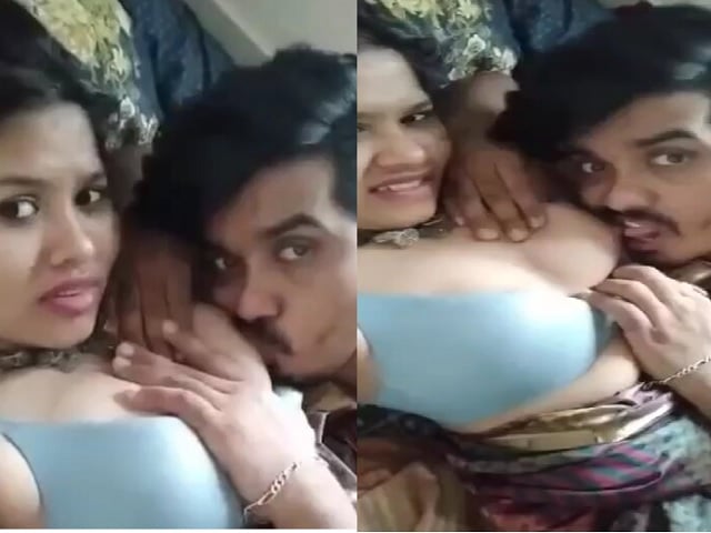 Bhabhi feeding boobs to husband like a child
