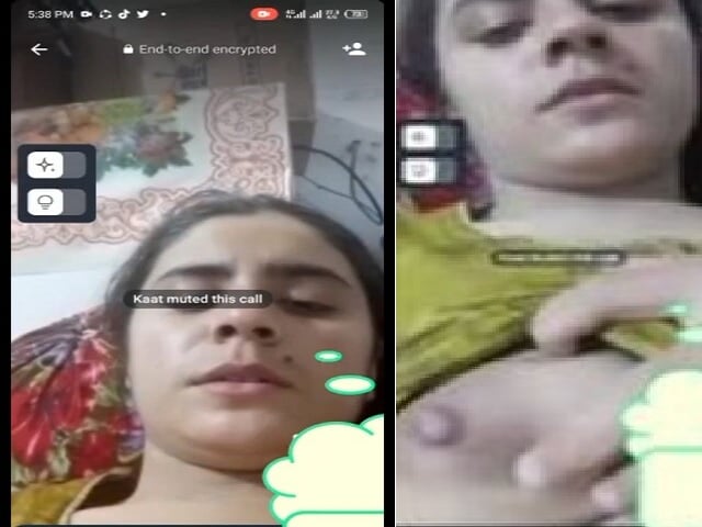 Desi GF boob show to lover on viral video call