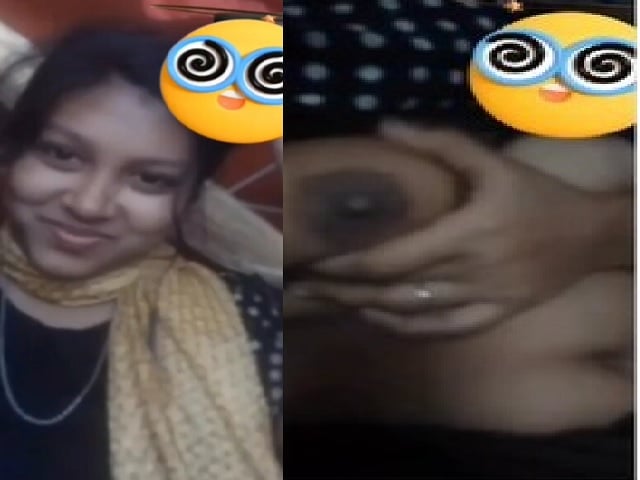 Village girl nude boobs show on viral video call