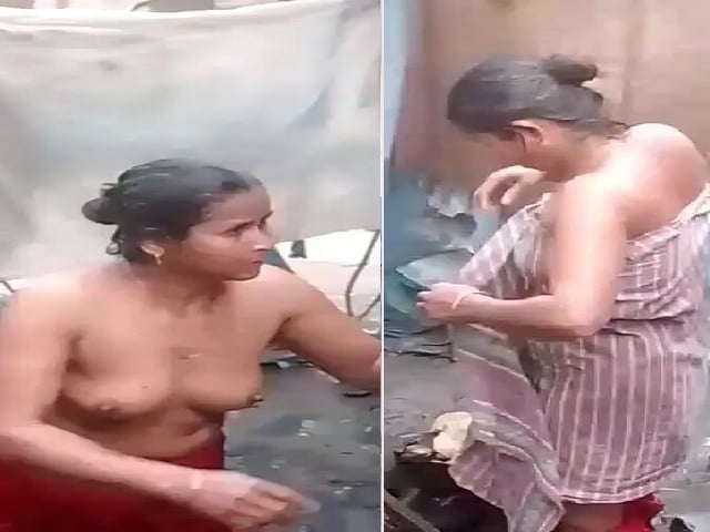 Village bhabhi changing dress after viral nude bath
