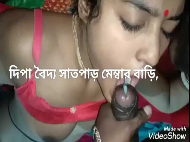 Bengali Bhabhi taking cum in mouth after fucking