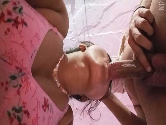 Mouth fucking of Indian village wife