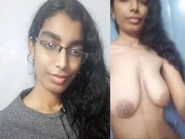 College girl naked long big boobs show viral MMS