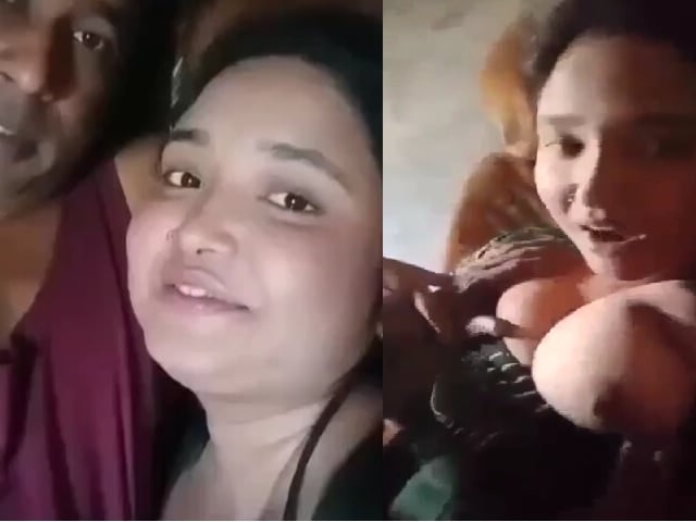 Married desi couple sex foreplay at home