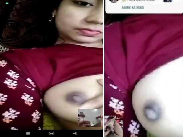 Indian GF nude show on video call sex chat