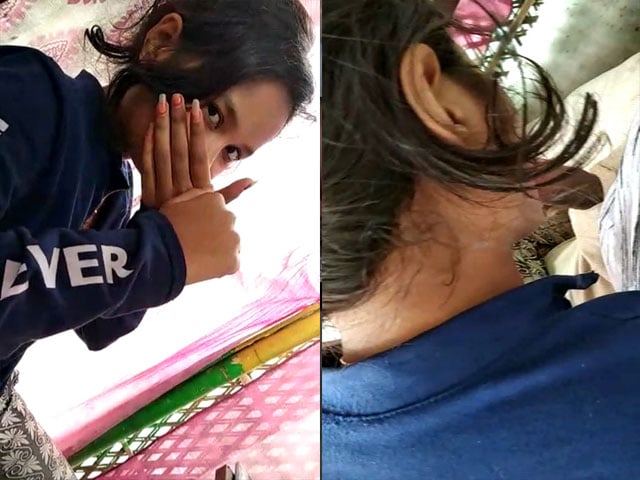 Assamese teen girl giving blowjob outdoors