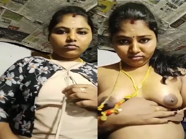 Striptease Tamil aunty video showing her topless
