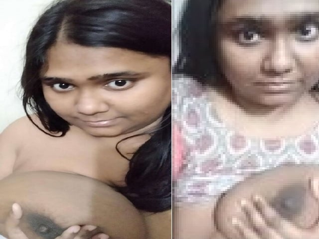 Desi girlfriend huge boobs show and playing