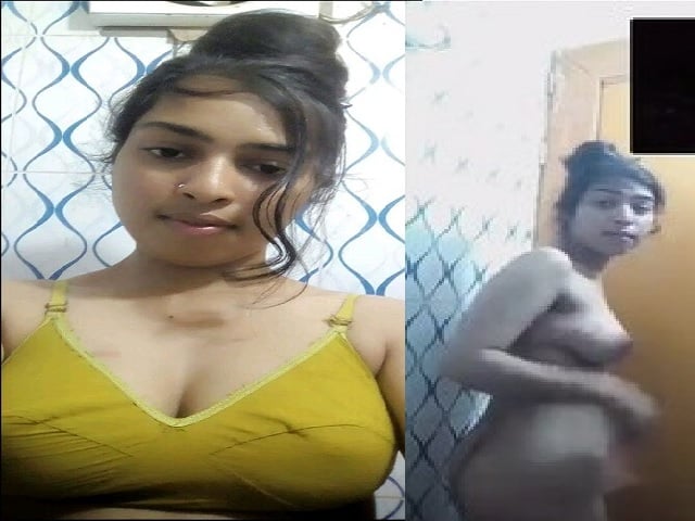 Perfect ass Dehati girl viral nude video call sex